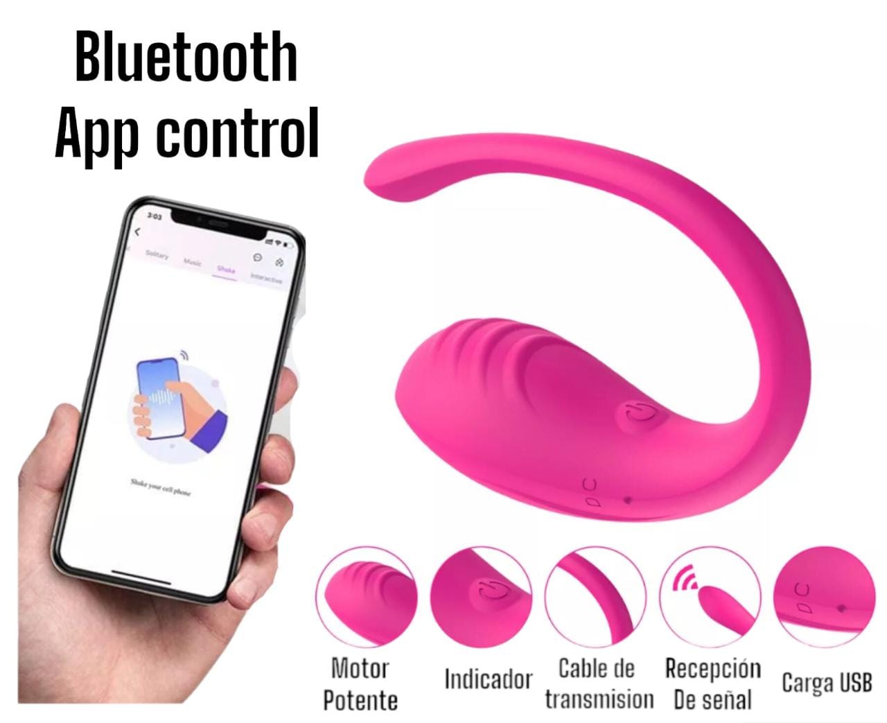 Huevo Vibrador Interactivo Control Por App Y Bluetooth Videochat